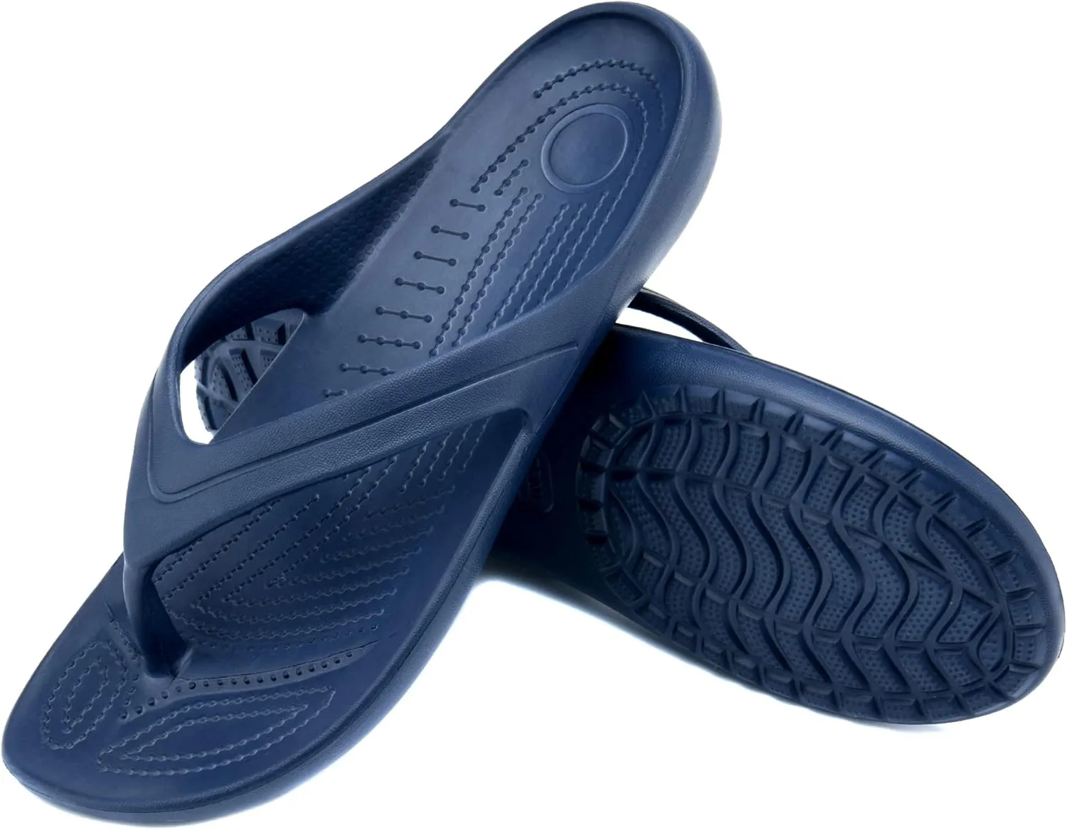 Temi Women's Flip Flops,Soft Lightweight Sandals for Women Anti Slip Casual Slippers Shower Beach Pool Bathroom Flat Slides Shoes