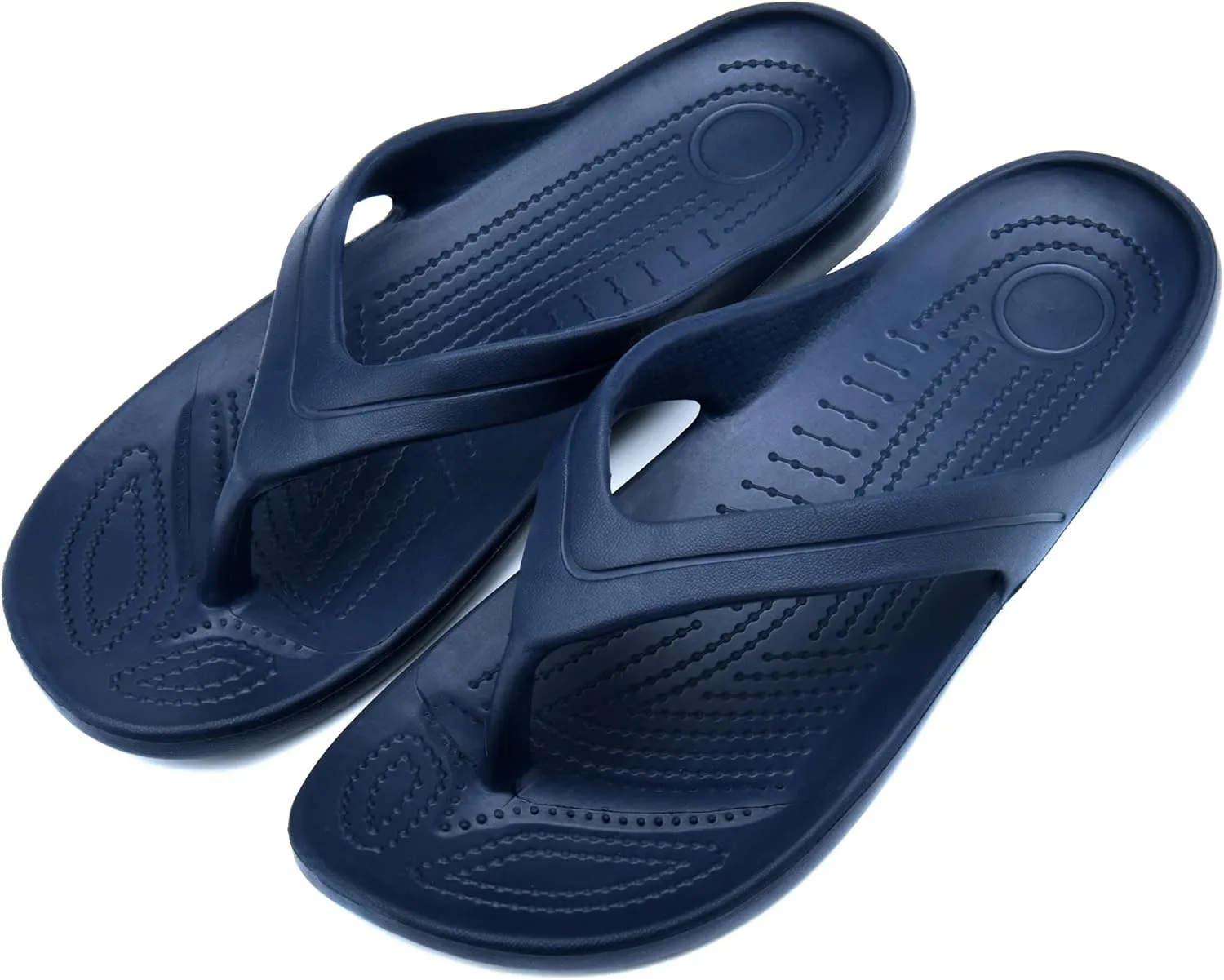 Temi Women's Flip Flops,Soft Lightweight Sandals for Women Anti Slip Casual Slippers Shower Beach Pool Bathroom Flat Slides Shoes