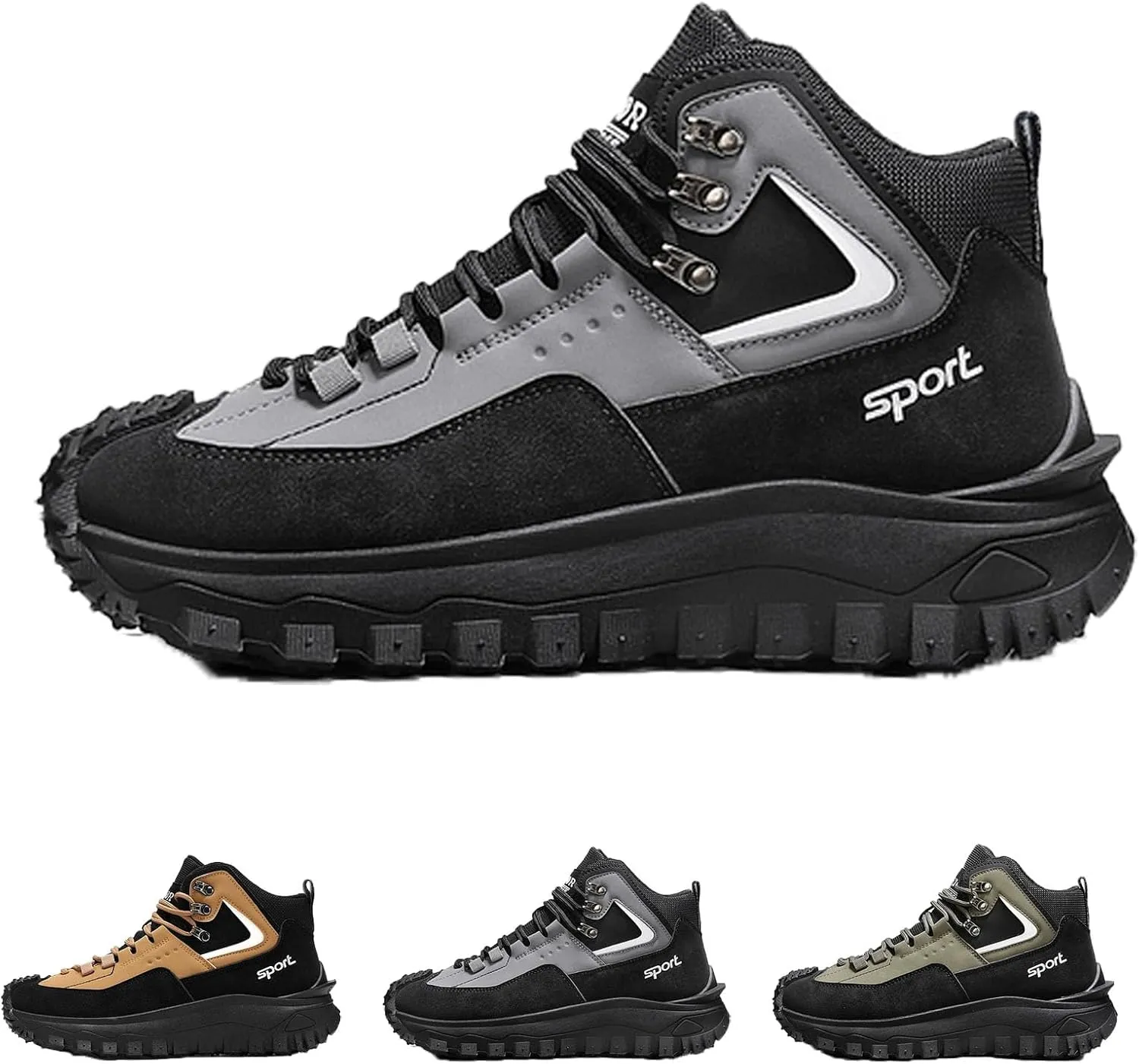The First Young Shoes Men, Thefirstyoung Steeltoe Boots, The First Young Men's Outdoor Hiking Safety Work Boots