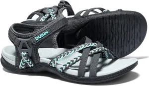 UBFEN Womens Hiking Sandals Sport Sandals Straps with Adjustable Hooks Arch Support Beach Vacation Casual Camping