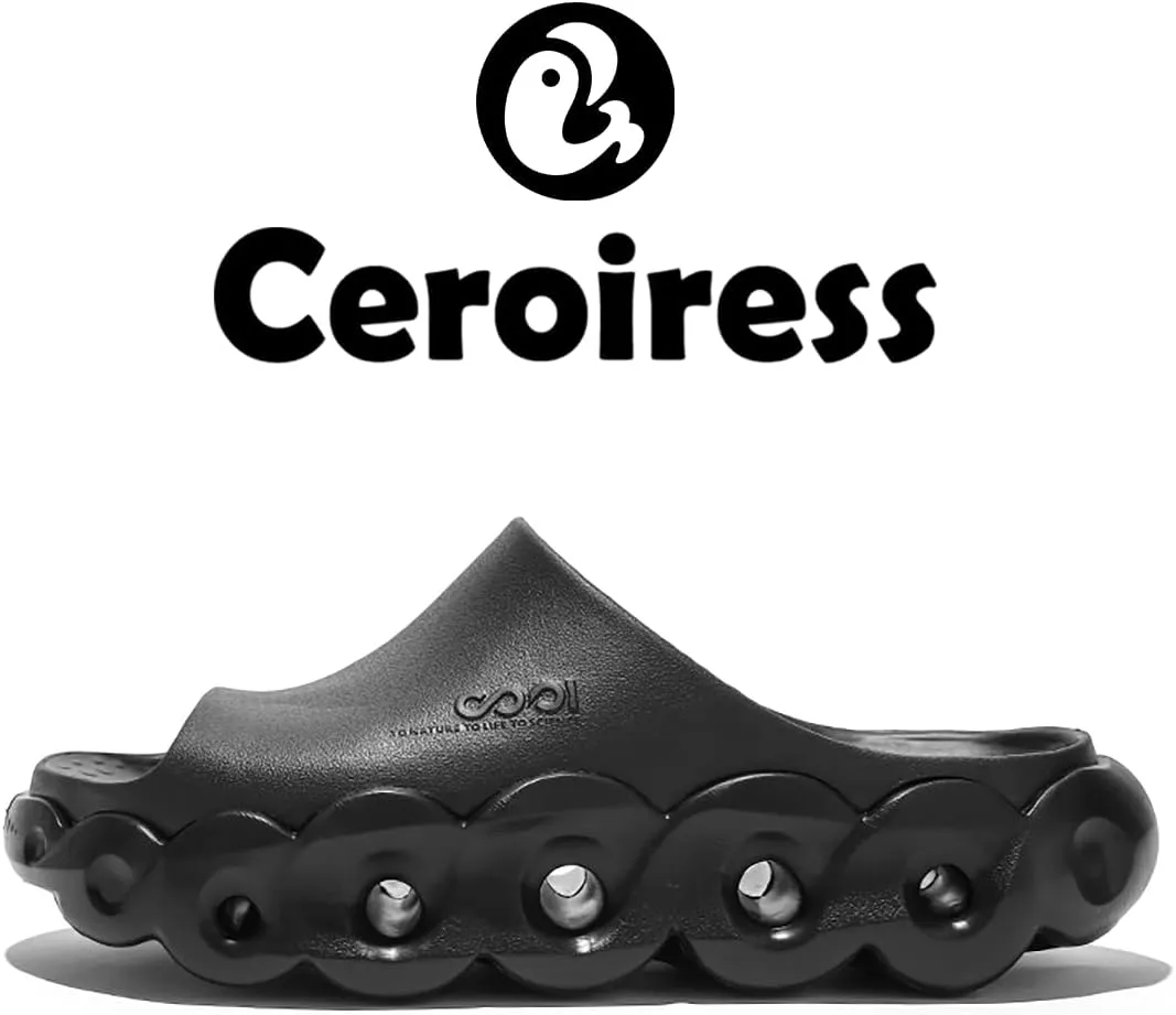 Unisex Outdoor Sandals for Fashion Outfit with 5cm Height Boost & Arch Support & Post-Workout Recovery - Waterproof Quick-Dry Lightweight Mules & Clogs, Non-Slip Durable Slides