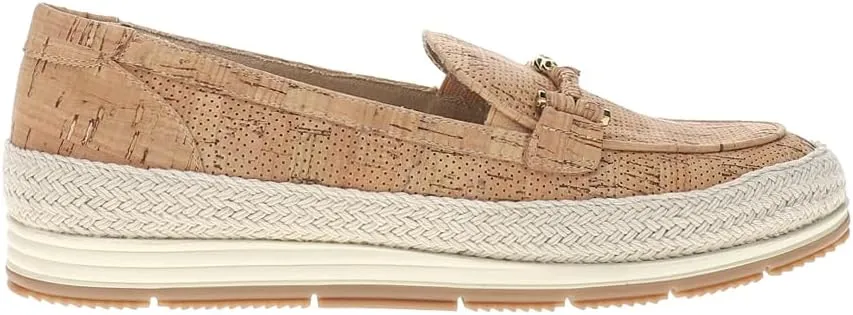 VANELi Womens Quarzi Athleisure Perforated Slip On Loafers Casual - Beige