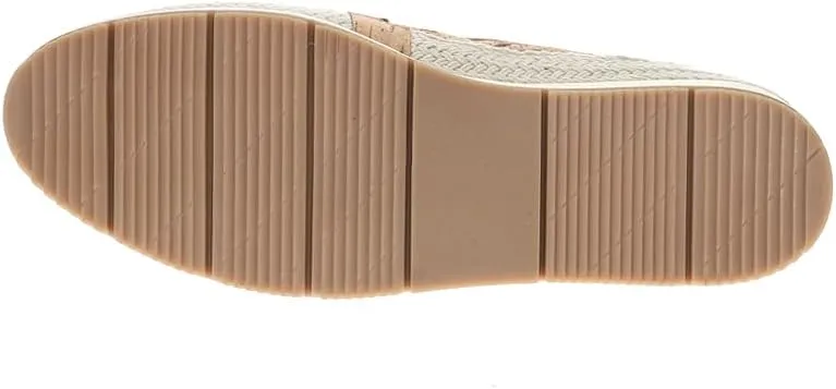 VANELi Womens Quarzi Athleisure Perforated Slip On Loafers Casual - Beige
