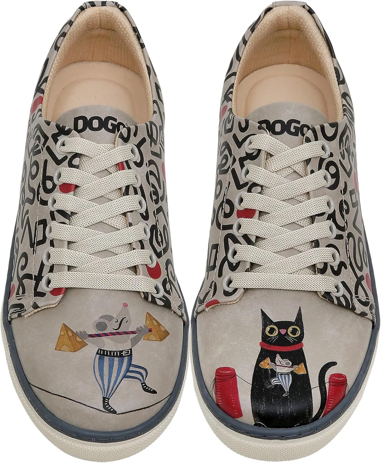 Vegan Leather Sneakers for Women - Handmade and Unique Design Fashion Sneakers for Women