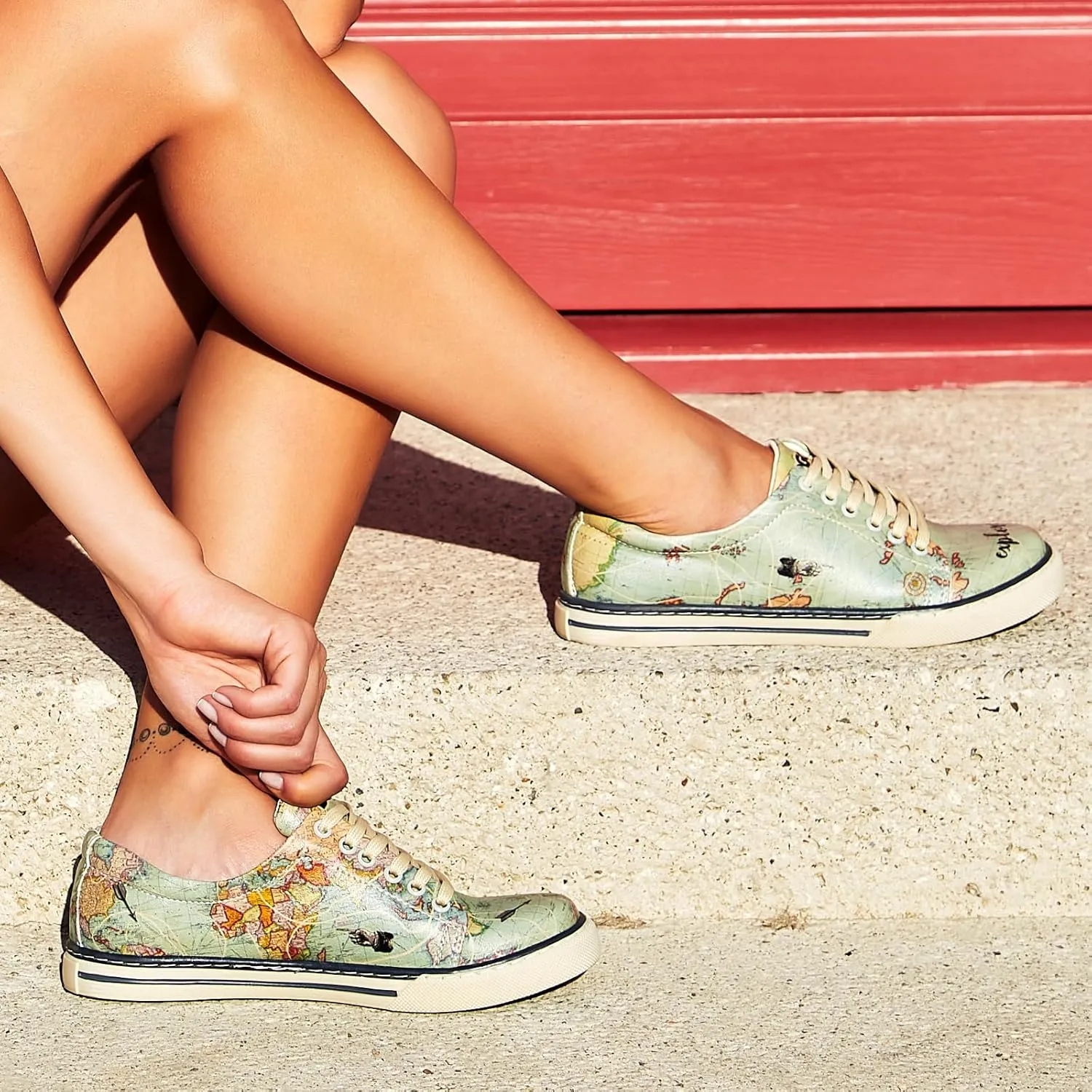 Vegan Leather Sneakers for Women - Handmade and Unique Fashion Sneakers for Women