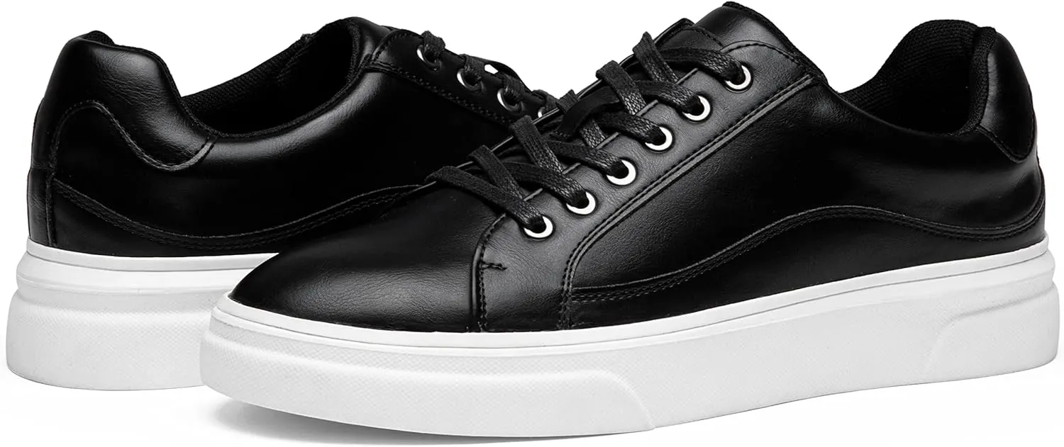 Vostey Men's Fashion Sneakers Classic Casual Shoes for Men Stylish Soft Mens Dress Sneakers