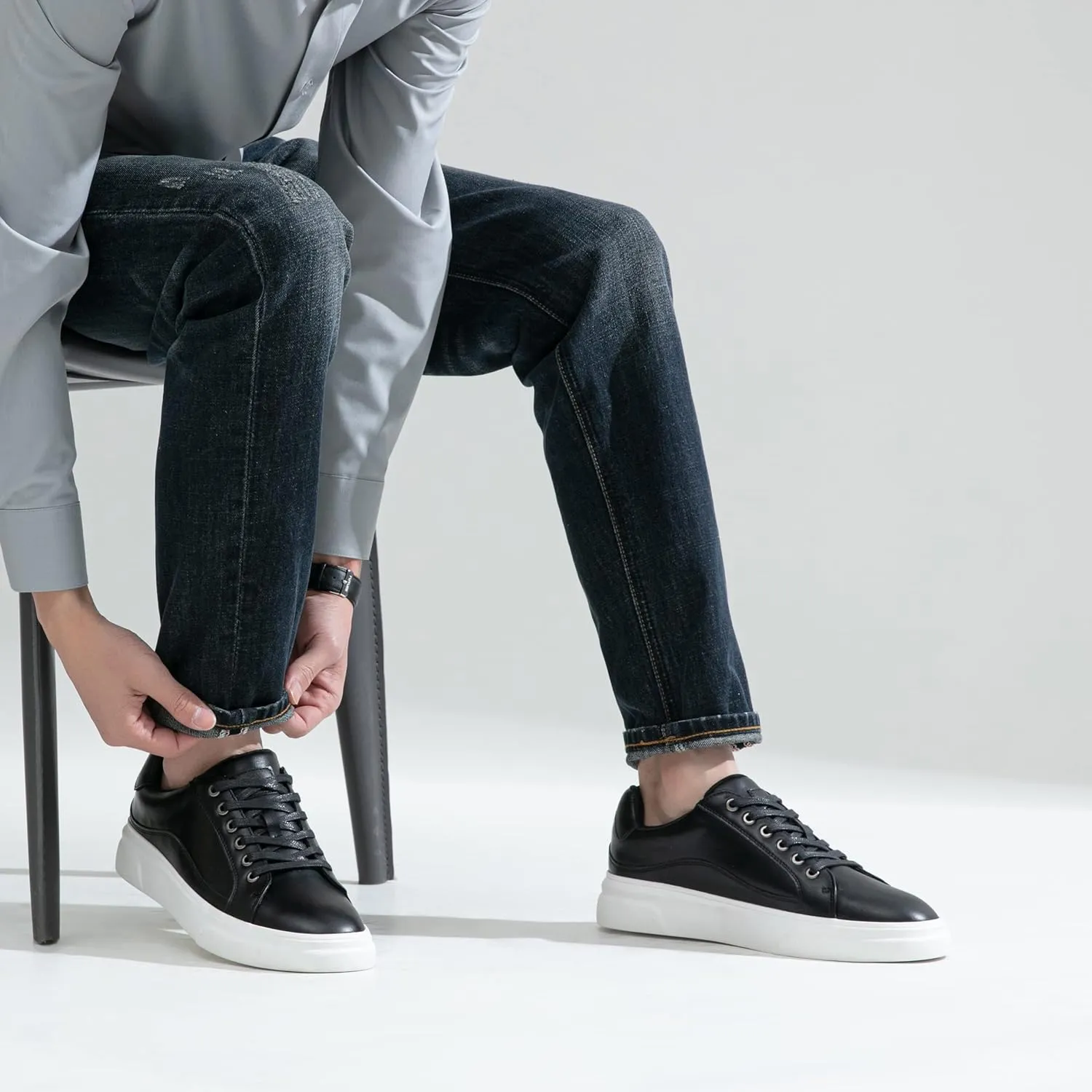 Vostey Men's Fashion Sneakers Classic Casual Shoes for Men Stylish Soft Mens Dress Sneakers