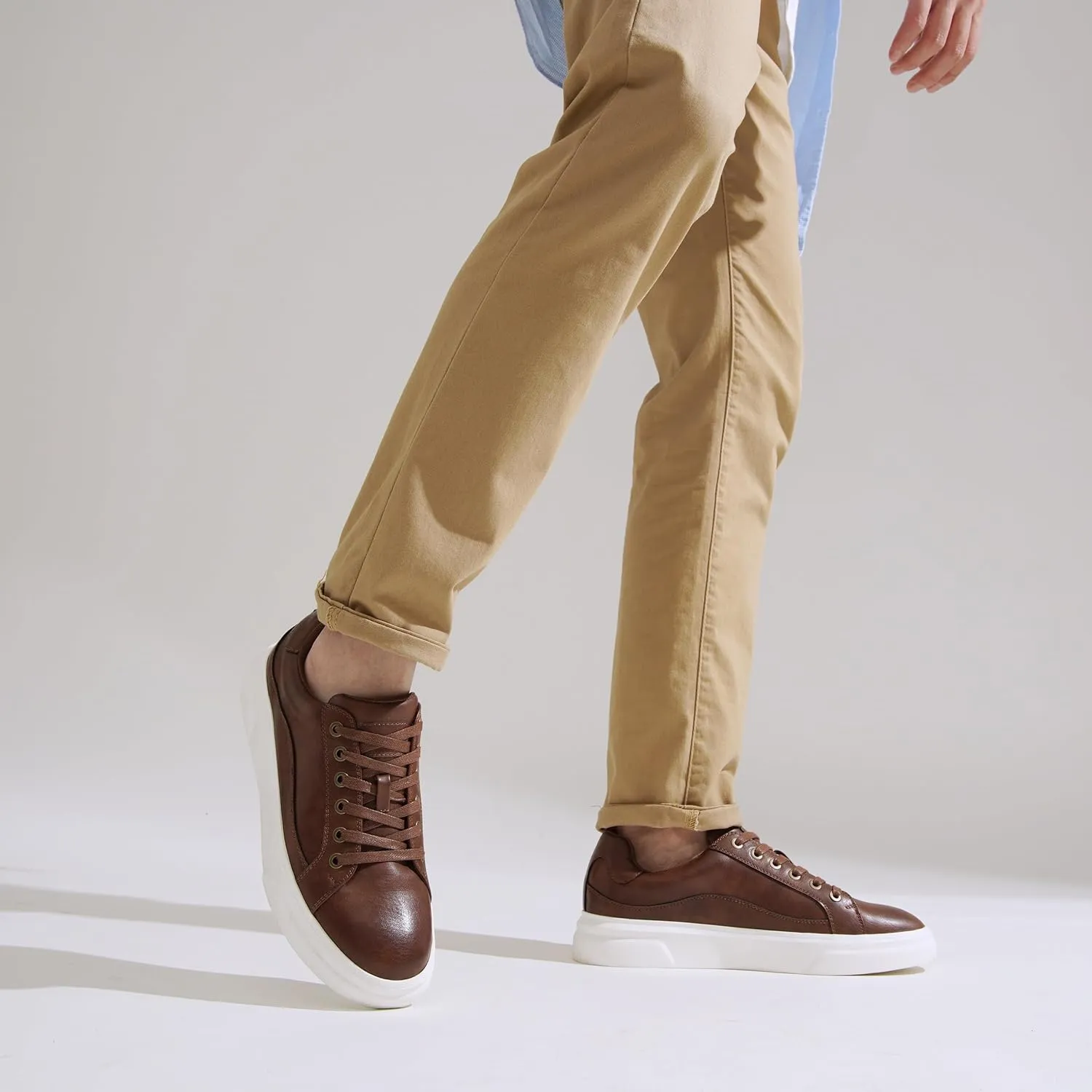 Vostey Men's Fashion Sneakers Classic Casual Shoes for Men Stylish Soft Mens Dress Sneakers