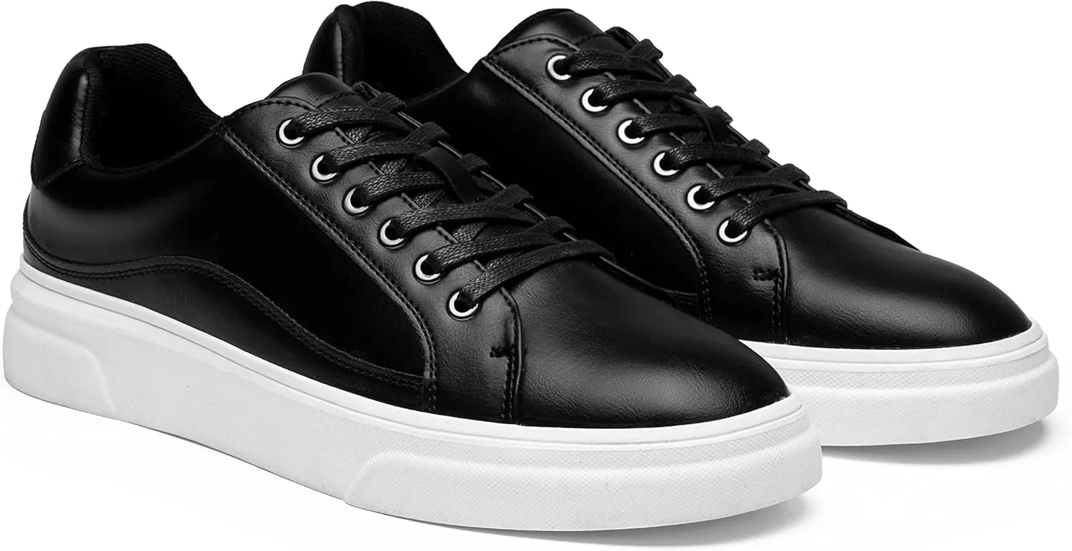 Vostey Men's Fashion Sneakers Classic Casual Shoes for Men Stylish Soft Mens Dress Sneakers