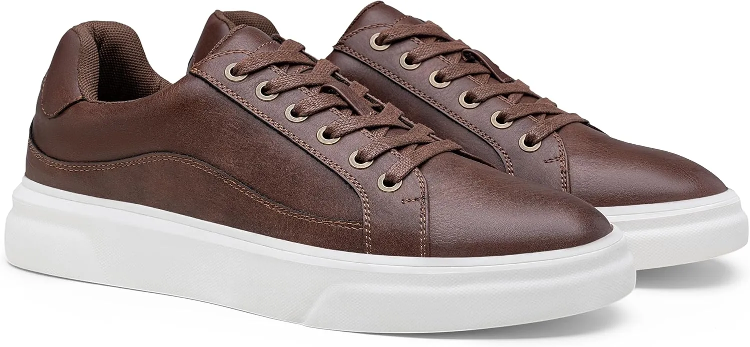 Vostey Men's Fashion Sneakers Classic Casual Shoes for Men Stylish Soft Mens Dress Sneakers