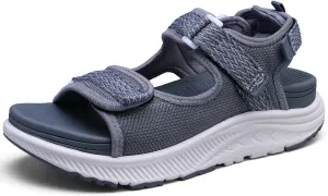 WateLves Womens Orthopedic Walking Sandals Summer Casual Outdoor Hiking Water Platform Sandals with Adjustable Strap Comfortable Plantar Fasciitis Arch Support