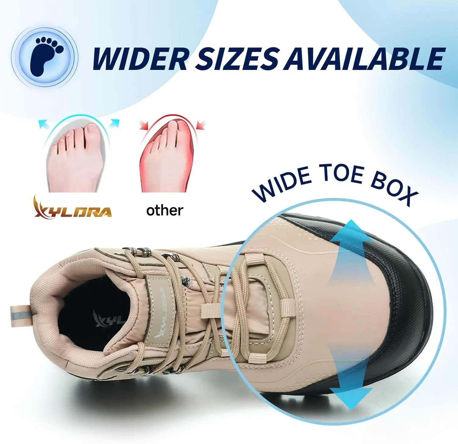 Waterproof Steel Toe Boots for Men Wide Width Non Slip Work Boots Lightweight Slip Resistant Safety Shoes Indestructible Construction Composite Toe Sneakers