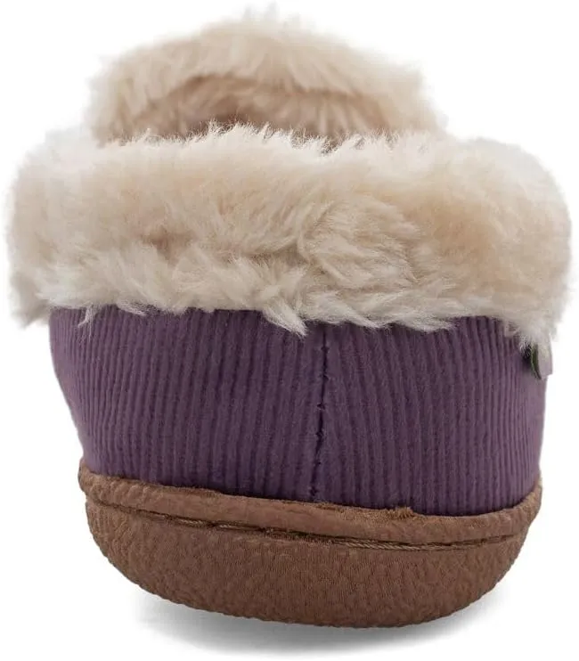 Western Chief Women's Elaine Slippers – Cozy Faux Fur Lining, Stylish Stitched Lace Detail for Indoor, Moccasin Slip-On Loafers Womens Shoes