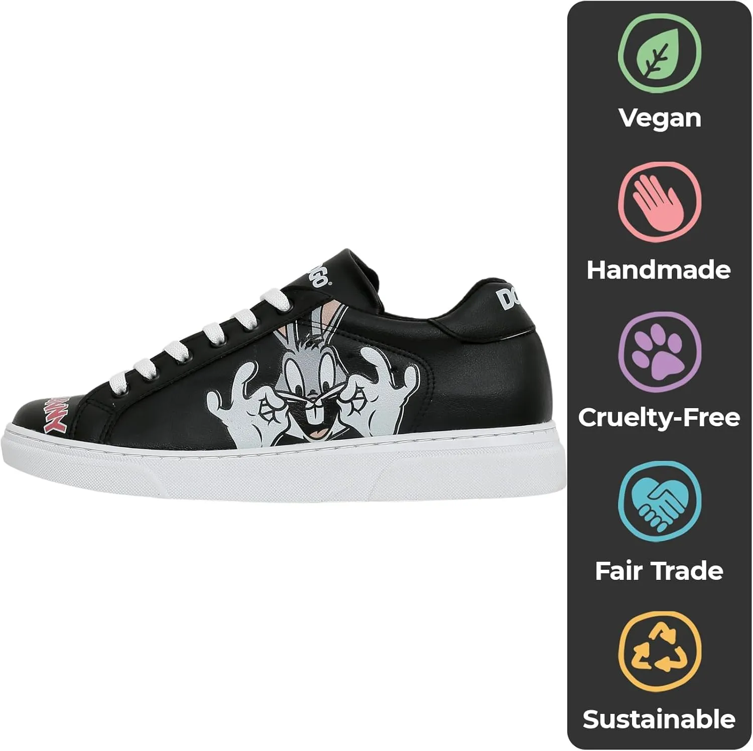 White Sneakers for Women - Handmade Women's Fashion Sneakers, Vegan Leather and Unique Design, Comfortable Shoes for Women, Ace Sneakers