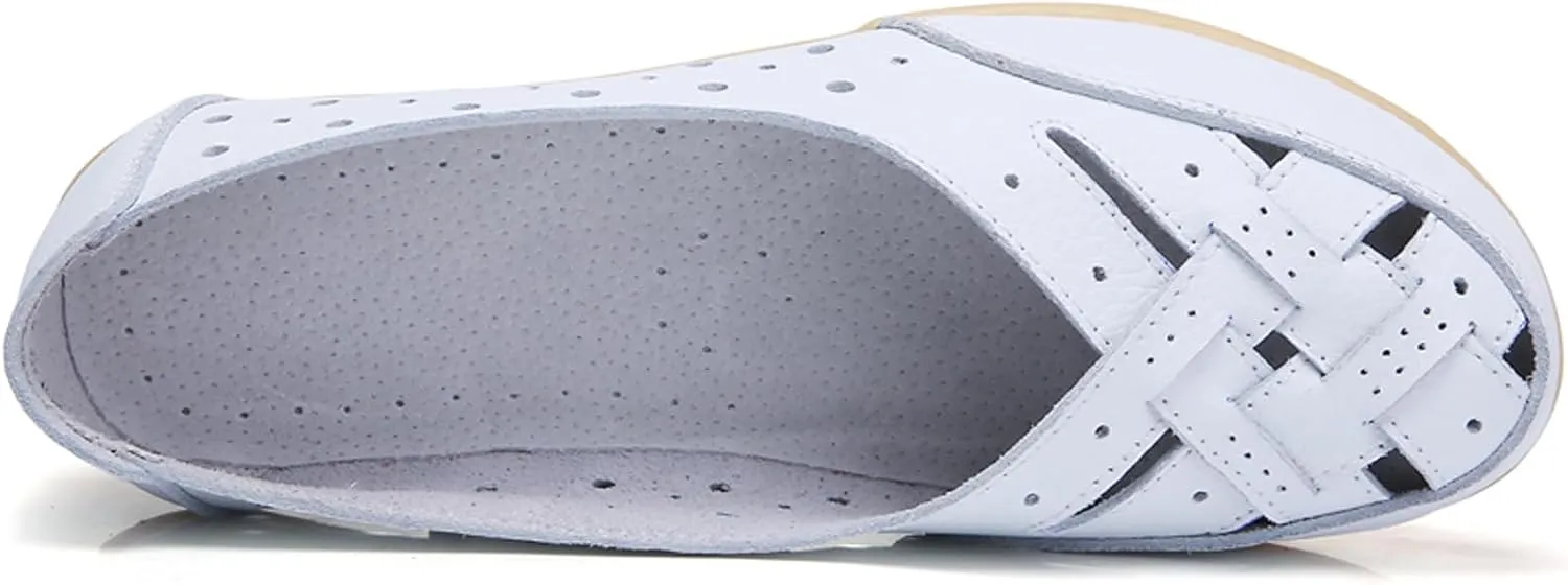 Women Penny Loafer Casual Comfort Slip on Shoes Walking Flat Driving Moccasins Wide Width Shoes Ladies