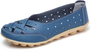 Women Penny Loafer Casual Comfort Slip on Shoes Walking Flat Driving Moccasins Wide Width Shoes Ladies