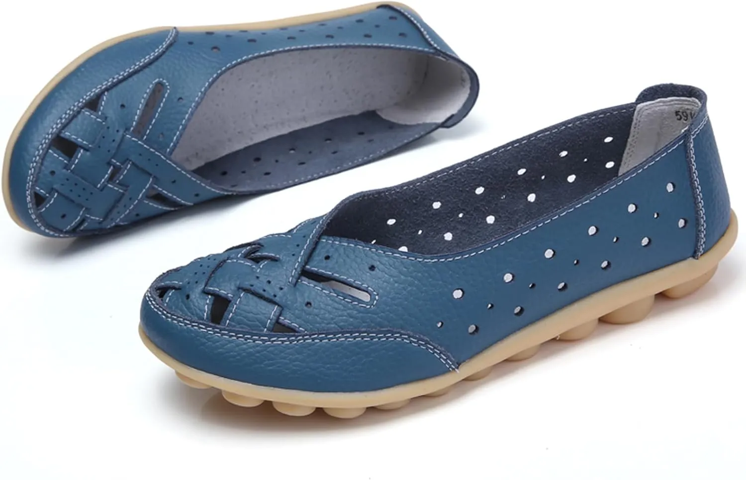 Women Penny Loafer Casual Comfort Slip on Shoes Walking Flat Driving Moccasins Wide Width Shoes Ladies