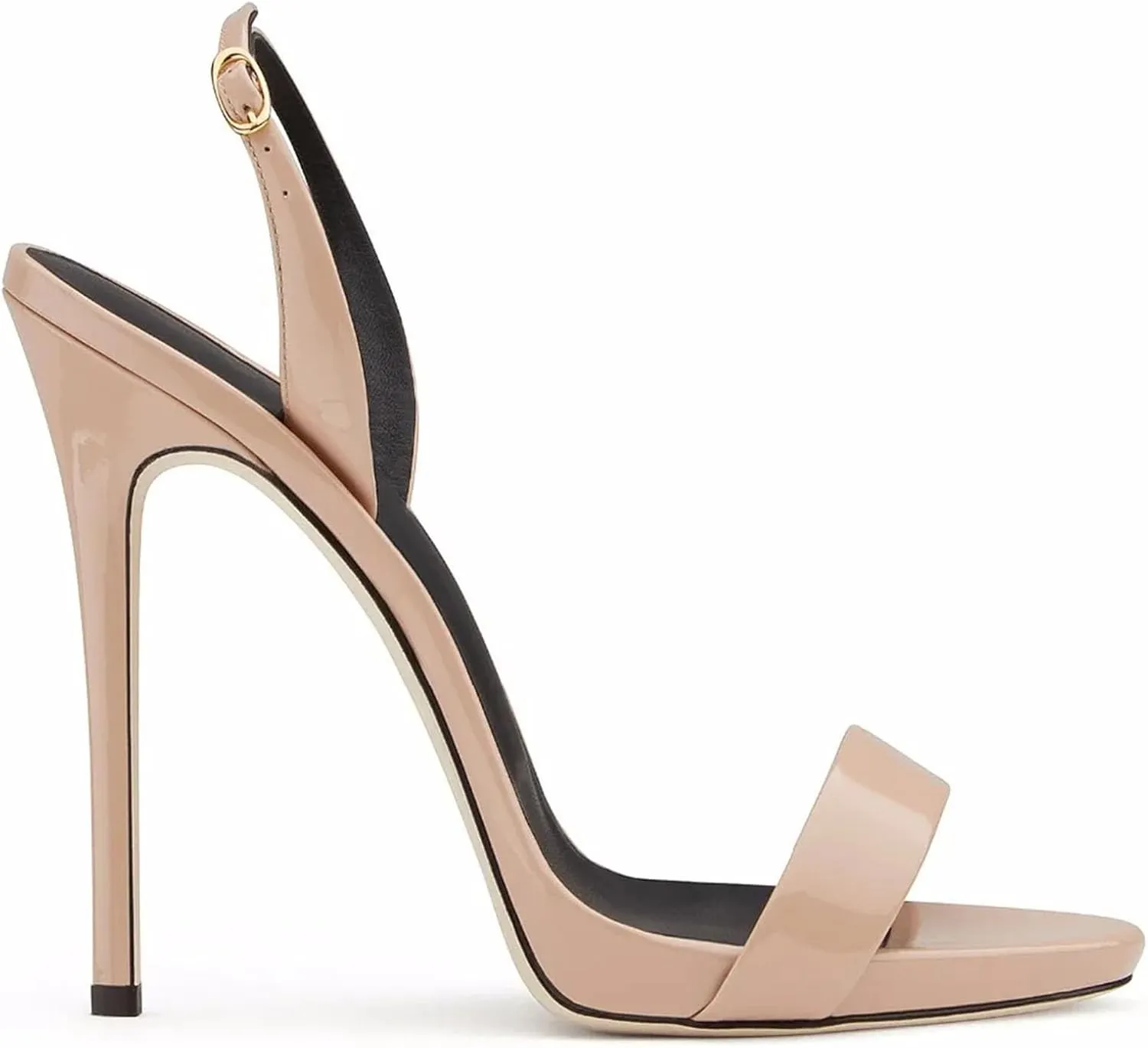 Women's Back Strap Stiletto Sandals, Open Toe Summer Party Heels