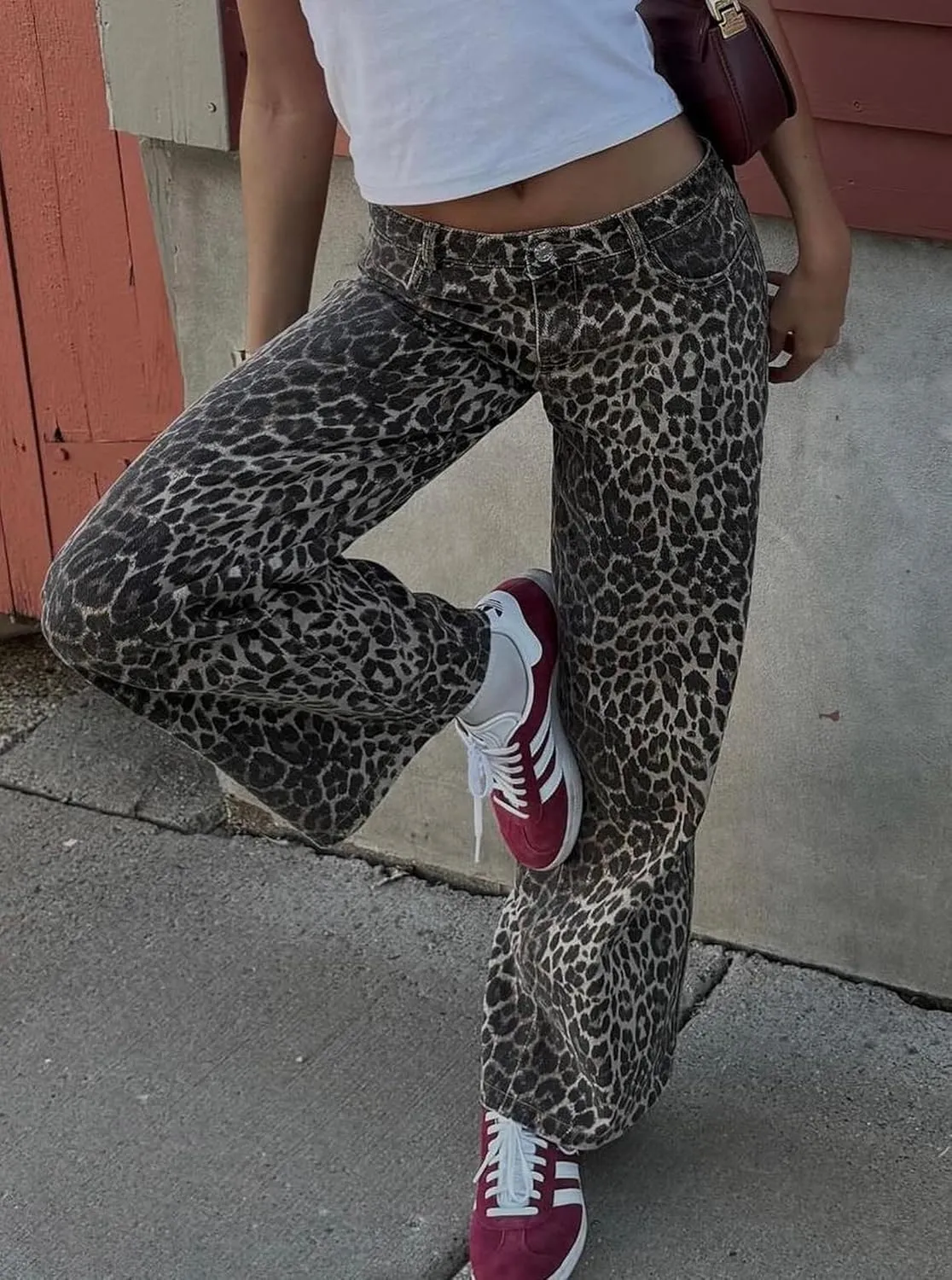 Women's Black Low Rise Baggy Jeans