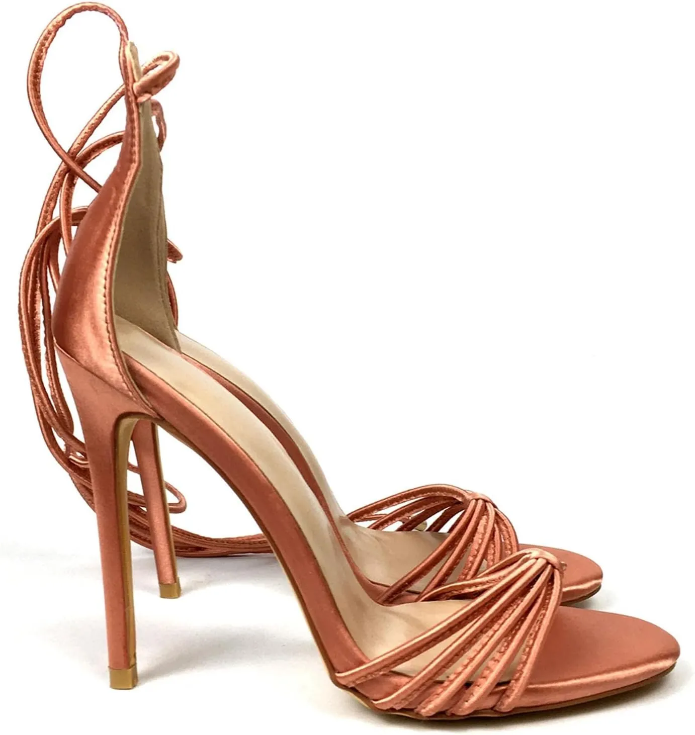 Women's Lace-Up Strappy Sandals, Stiletto Heels Party Footwear