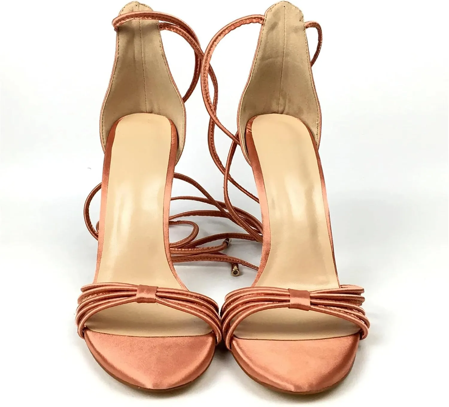 Women's Lace-Up Strappy Sandals, Stiletto Heels Party Footwear
