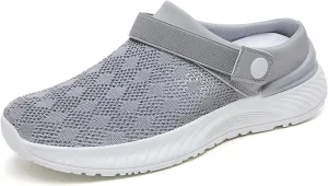 Women's Mesh Shoes Air Cushion Outdoor Hiking Shoes Fashion Loafers Slip-Ons Slippers Lightweight Beach Sandals Clogs for Women Men