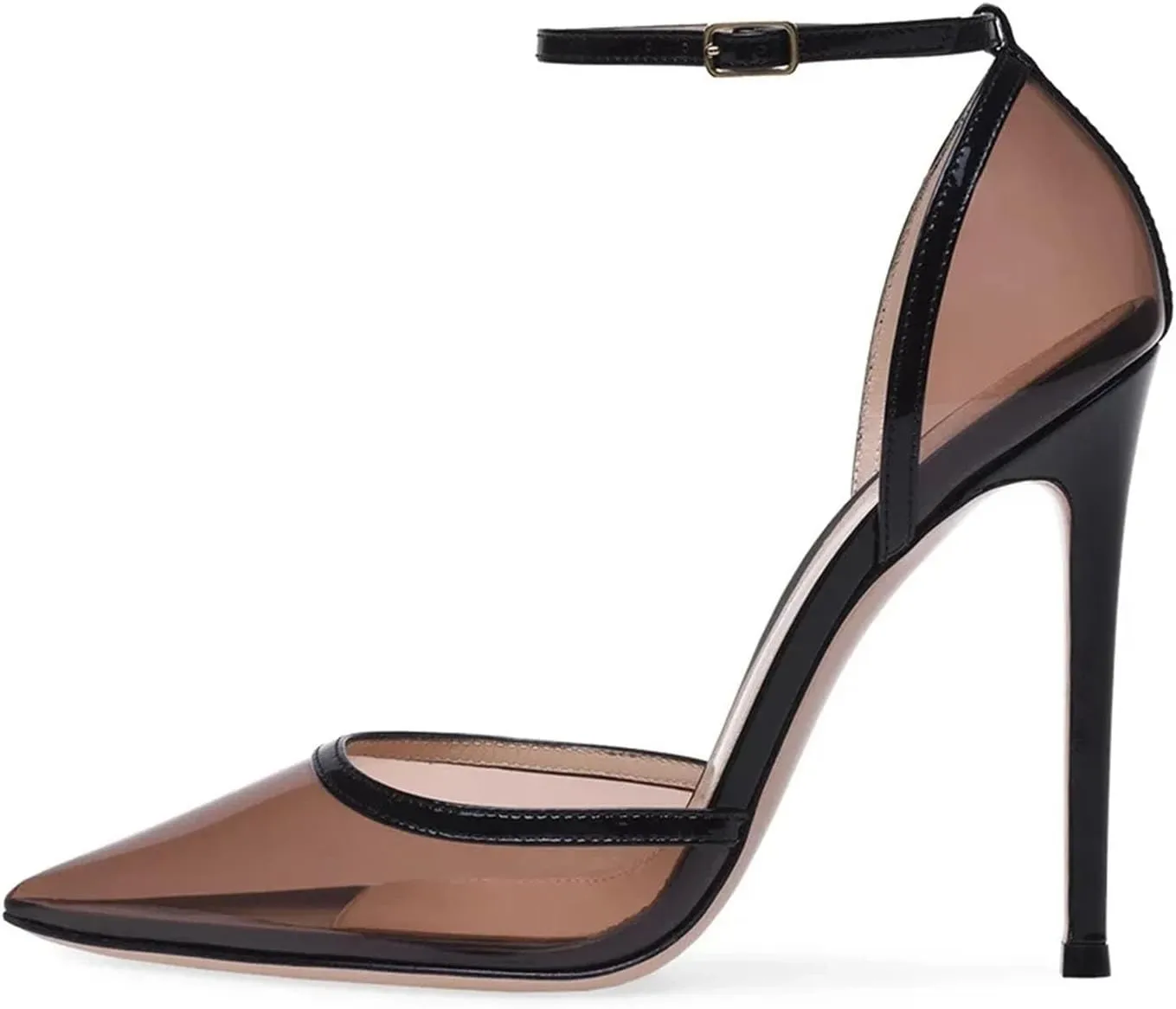 Women's Pointed Toe Ankle Strap Sandals, Party Work Stiletto High Heels