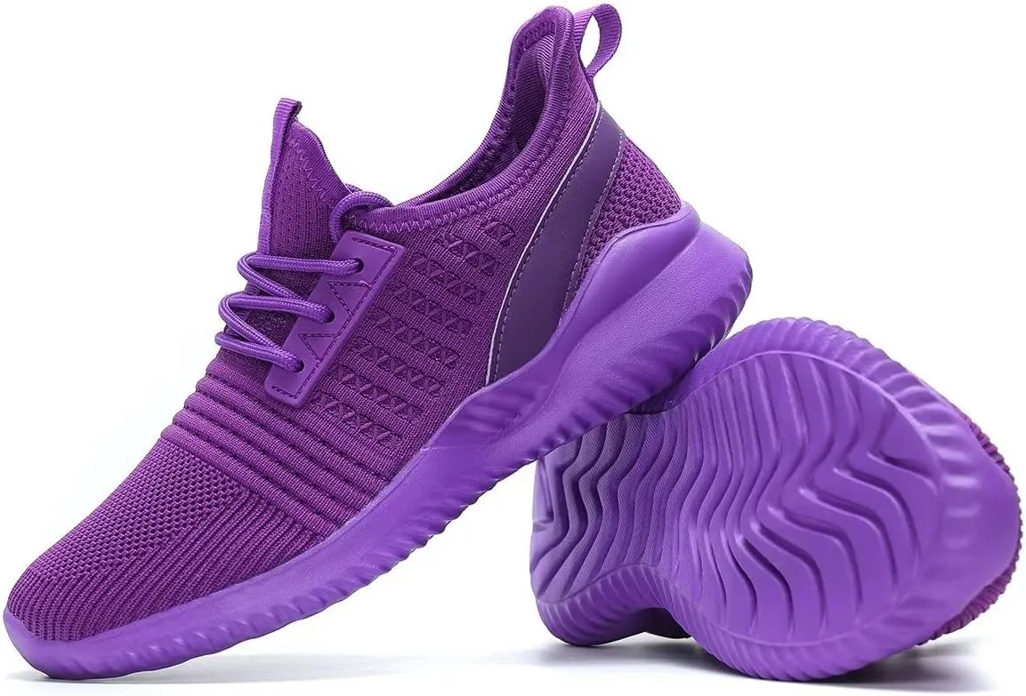 Women's Running Shoes Lightweight Breathable Walking Non Slip Athletic Fashion Tennis Sneakers Mesh Workout Casual Sports