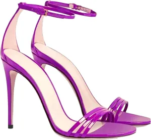 Women's Strappy Stiletto Sandals, Peep Toe Wedding Party Heels