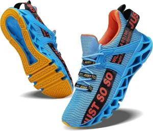 WONESION Mens Breathable Walking Tennis Running Shoes Blade Fashion Sneakers