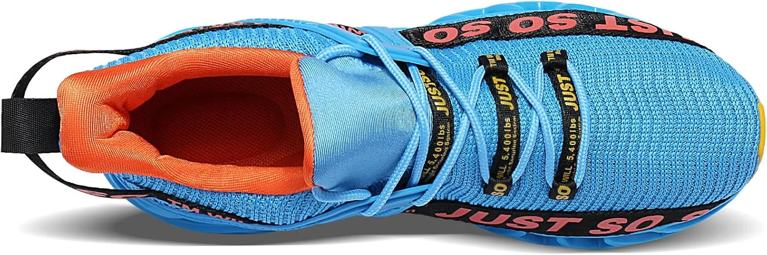 WONESION Mens Breathable Walking Tennis Running Shoes Blade Fashion Sneakers