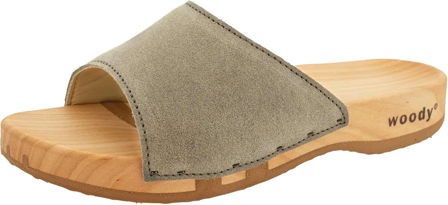 woody Women's Clog Mules, Sand, 8