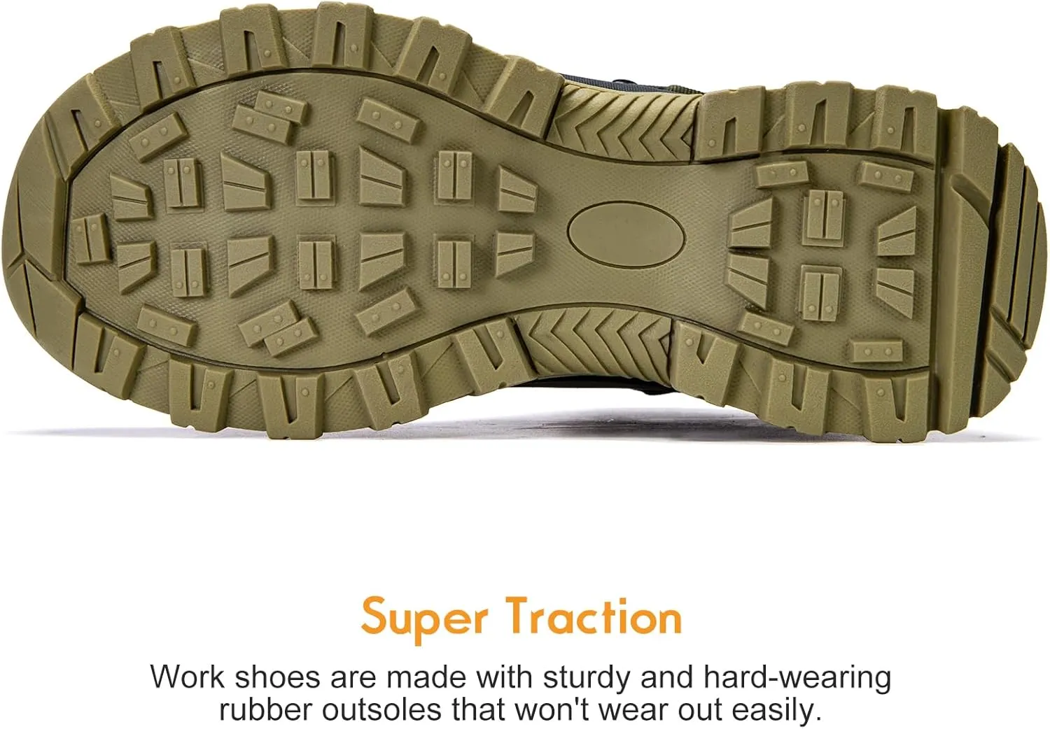 Work Boots for Men Steel Toe Boots Comfortable Breathable High Top Indestructible Safety Boots for Women Lightweight Safety Shoes Non Slip Work Shoes Industry Construction Waterproof Boots
