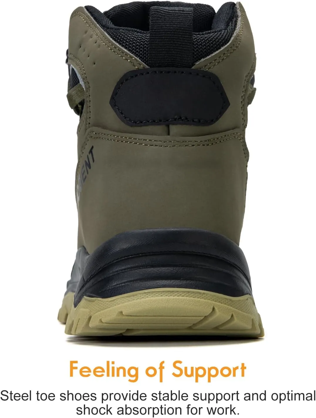 Work Boots for Men Steel Toe Boots Comfortable Breathable High Top Indestructible Safety Boots for Women Lightweight Safety Shoes Non Slip Work Shoes Industry Construction Waterproof Boots