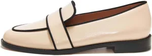 XYD Women's Closed Almond Toe Slip On Moccasins Low Heel Flats Comfy Formal Casual Office Work Dress Loafers Shoes