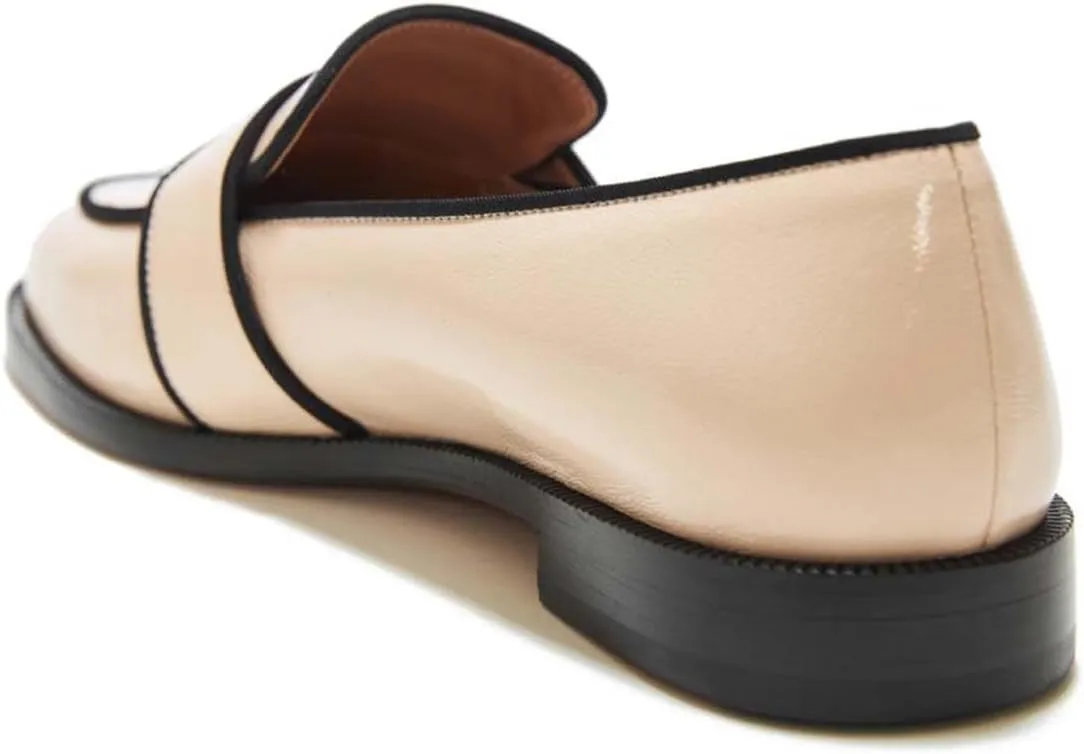 XYD Women's Closed Almond Toe Slip On Moccasins Low Heel Flats Comfy Formal Casual Office Work Dress Loafers Shoes