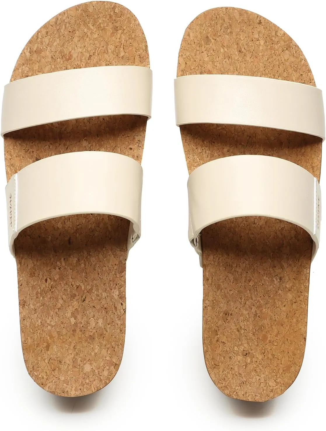 Yozuru Womens Platform Sandals with Arch Support Slip on Slides Comfortable Summer Beach Sandals Cork Footbed Cushion Wedge Sandals for Women
