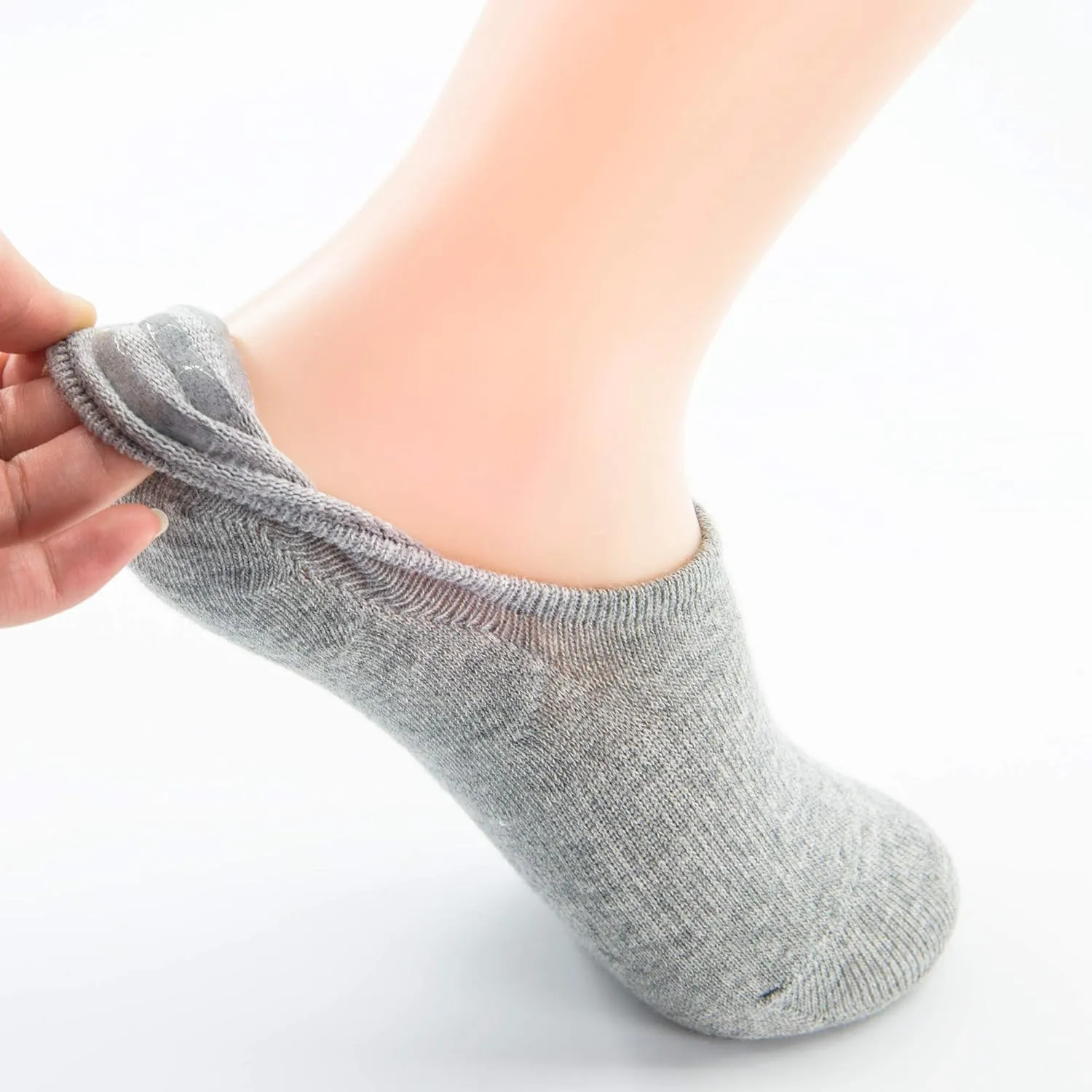 Zando Women Non Slip No Show Socks Boat Line Ankle Socks Athletic Low Cut Socks Short Socks for Flats Invisible Socks